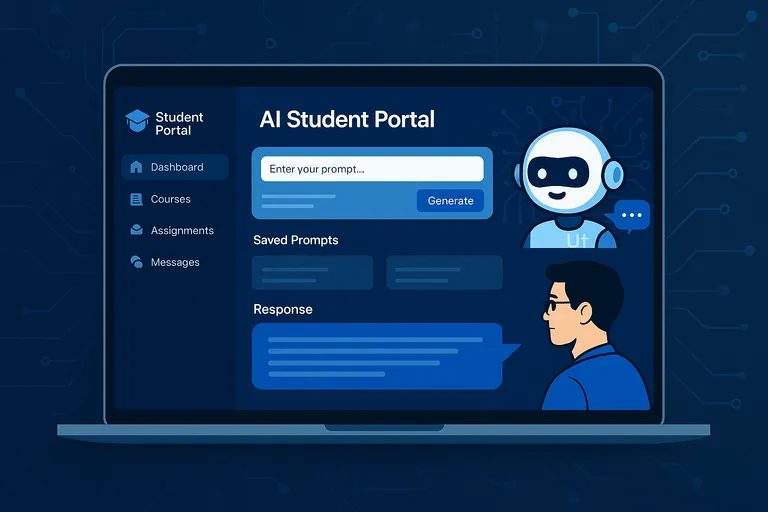 AI-Integrated Web Platform for Student Applications