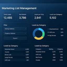 Marketing List Management & Automation Tool